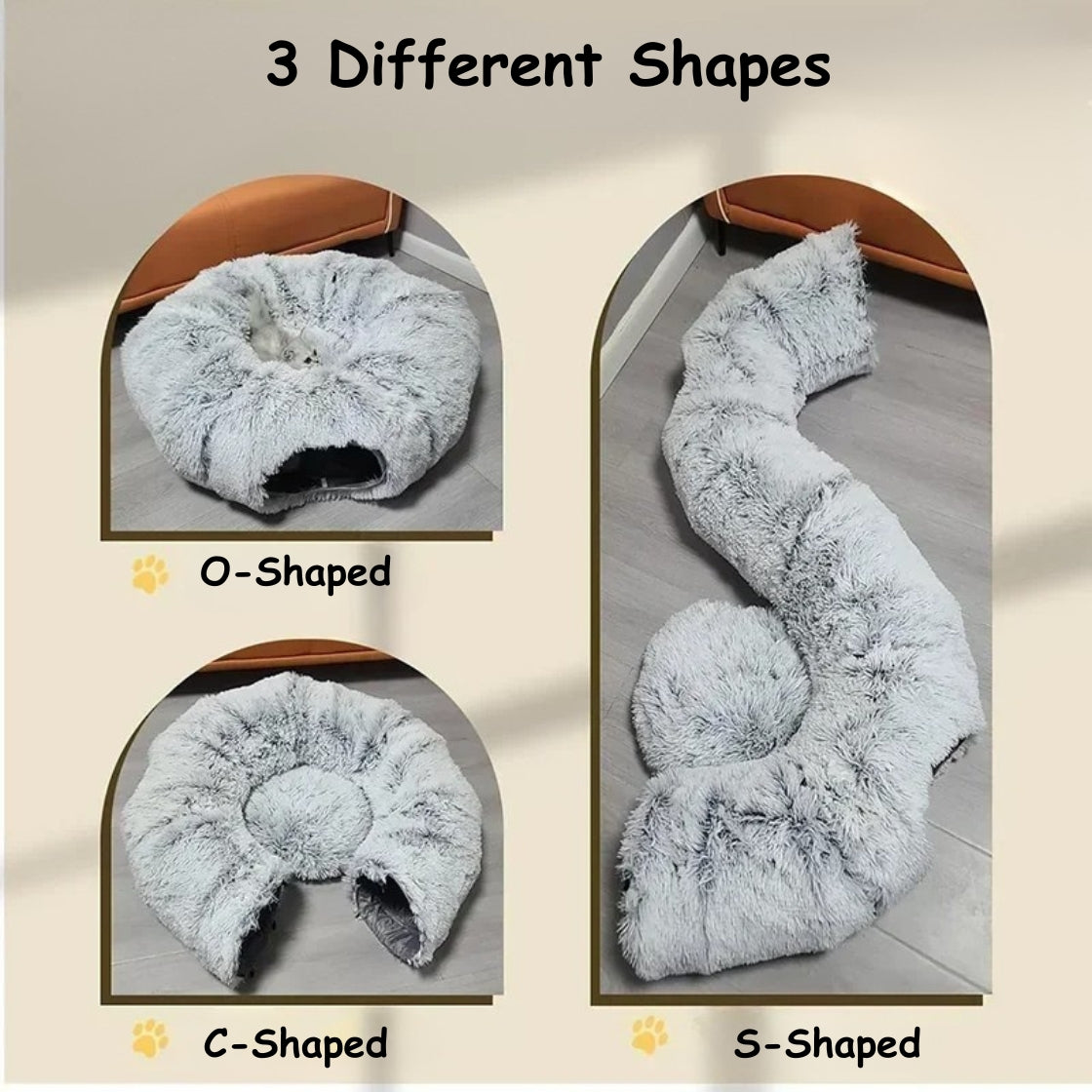 Purrvana™ Cat Tunnel Bed