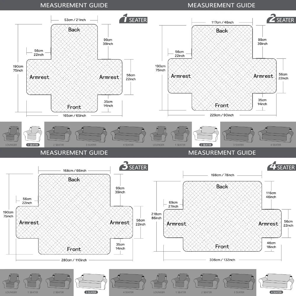 Pet-Proof Sofa Shield Covers