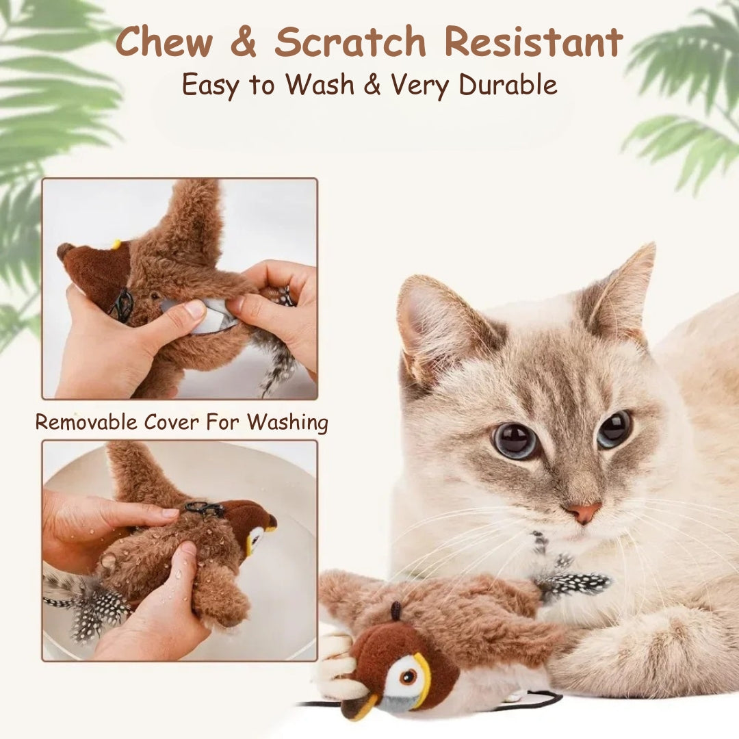 Bobby The Sparrow - Interactive Cat Toy