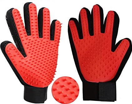 Pet Grooming Brush Glove