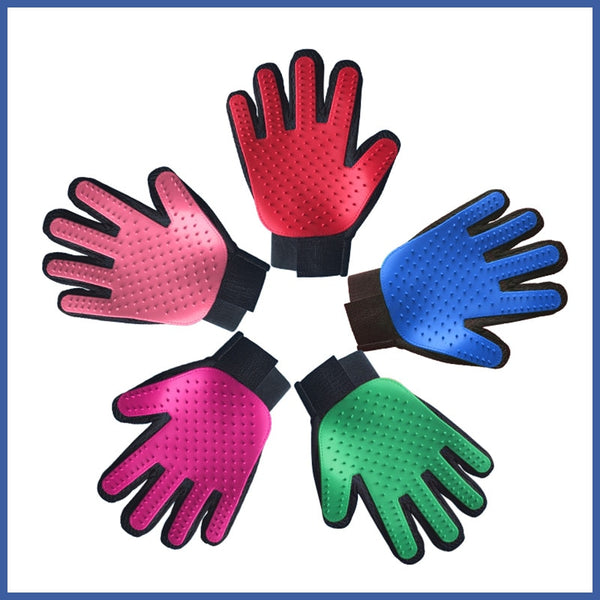 Pet Grooming Brush Glove